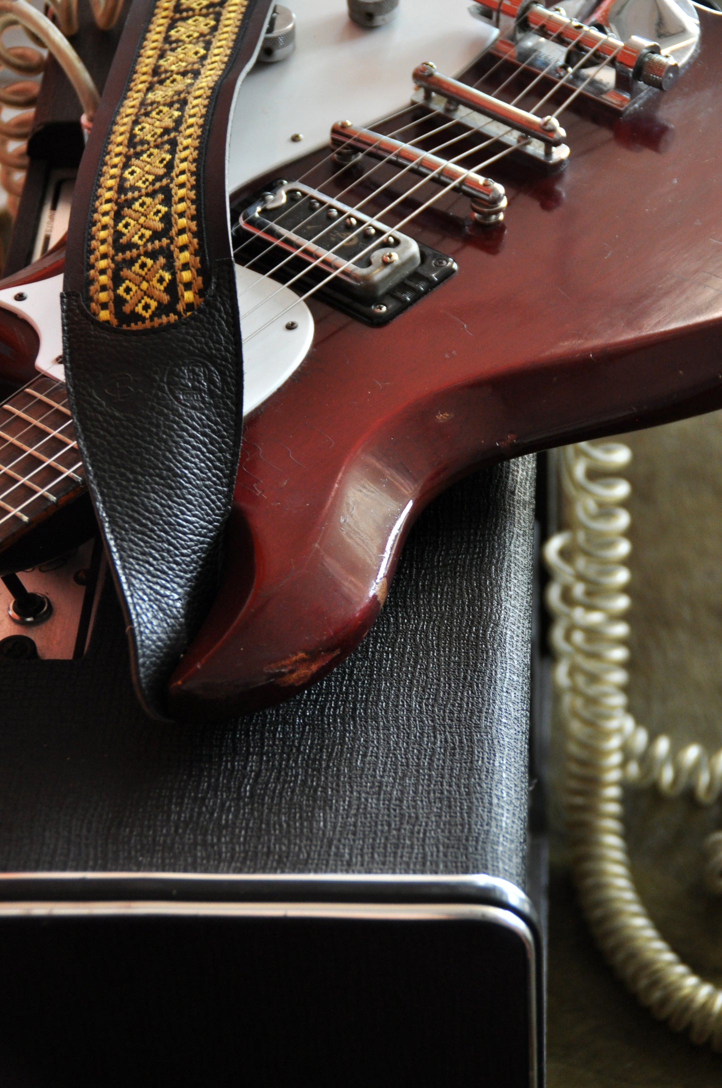 Constant Bourgeois x Tom's Vintage Straps collab Guitar/Bass straps