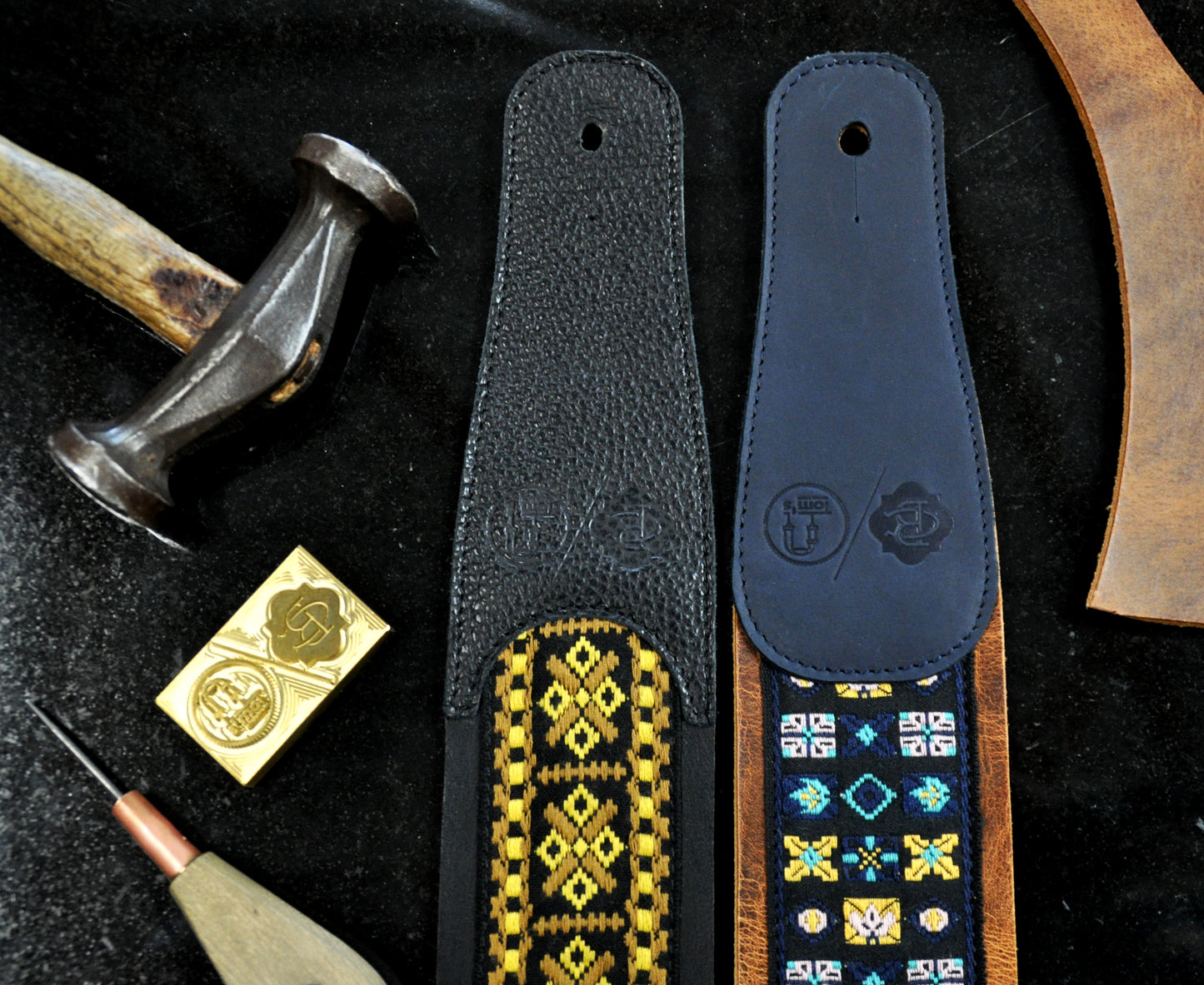Constant Bourgeois x Tom's Vintage Straps collab Guitar/Bass straps