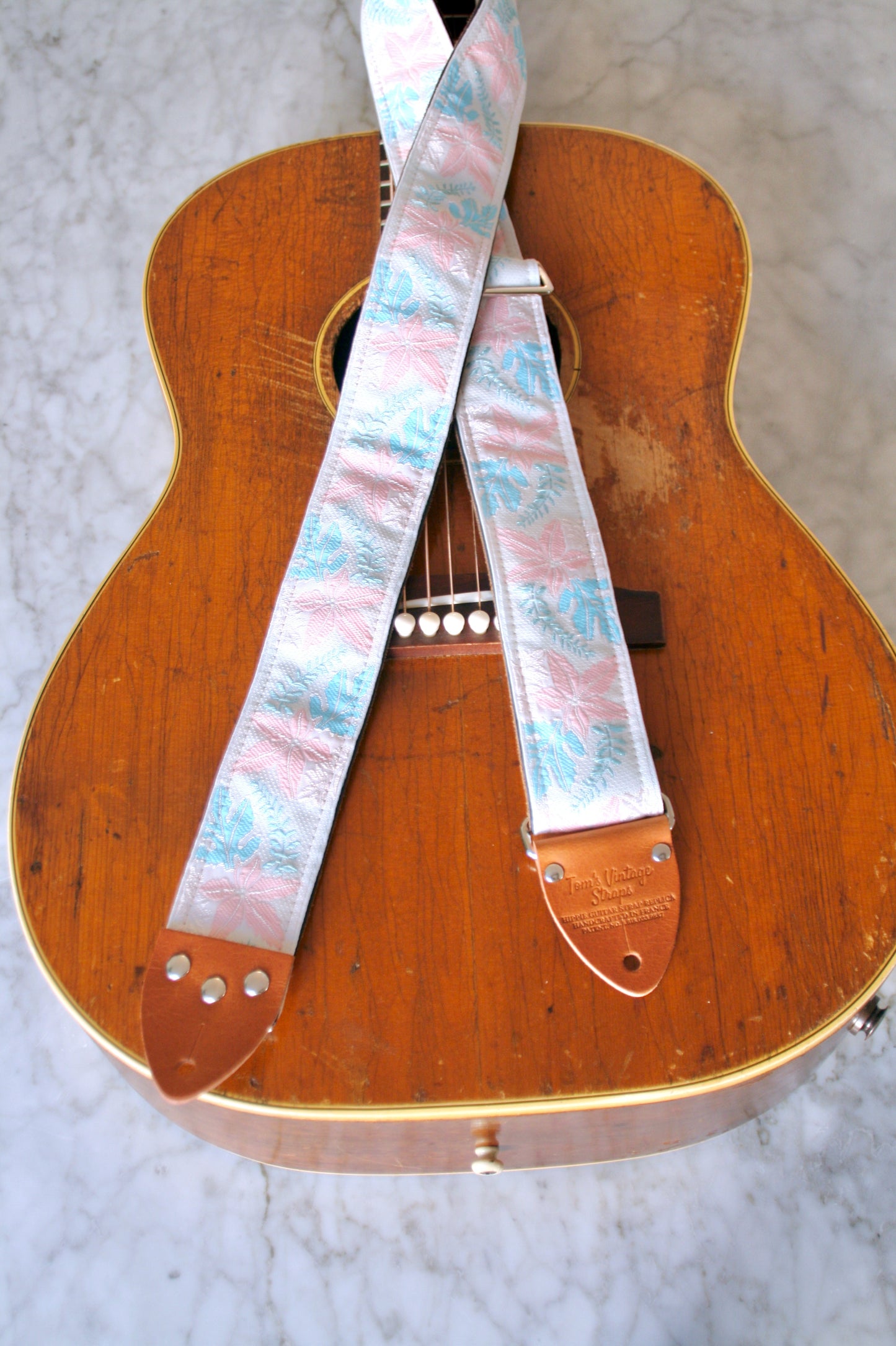 'Leaf' Guitar/Bass Hippie Strap