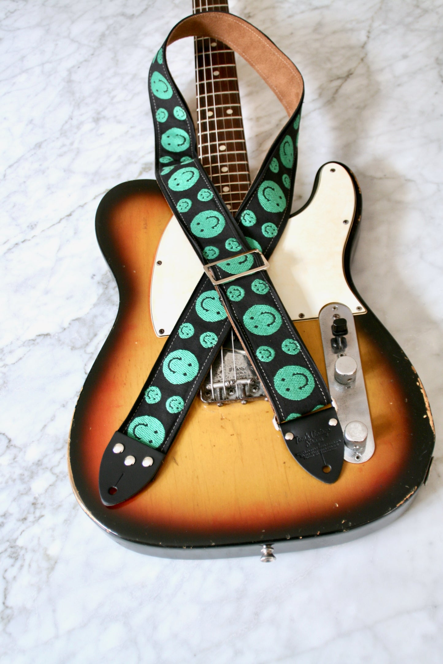'Smiley' Guitar/Bass Hippie Strap
