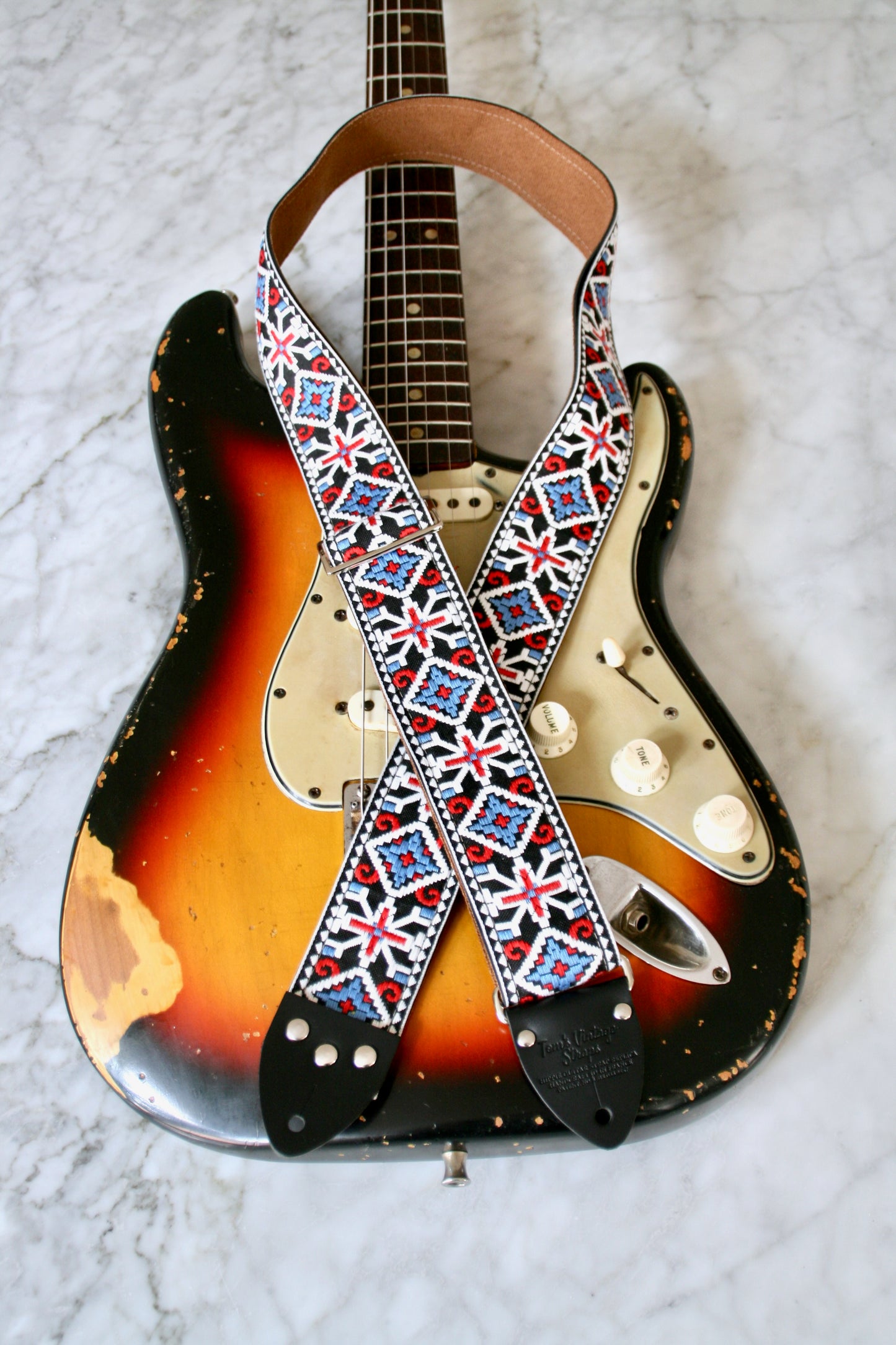 'Cash' Guitar/Bass Hippie Strap