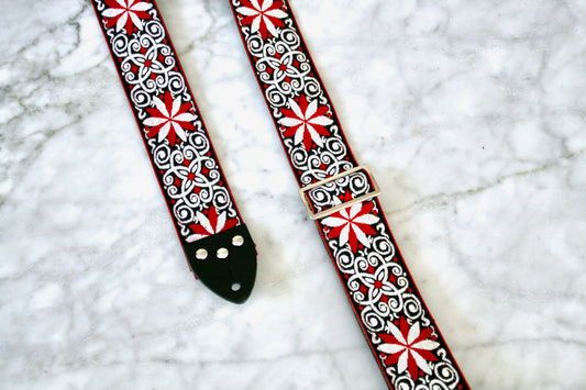 Ruby 'Dresden' Guitar/Bass Hippie Strap