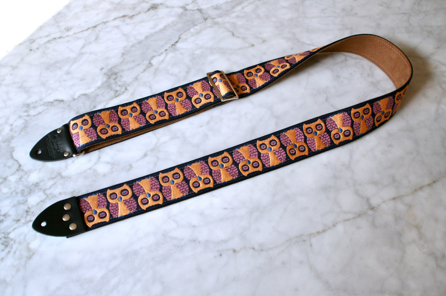 'Owl' Guitar/Bass Hippie Strap