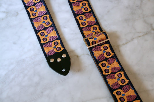 'Owl' Guitar/Bass Hippie Strap