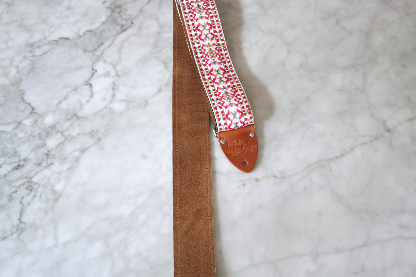 Pink 'Clover' Guitar/Bass Hippie Strap