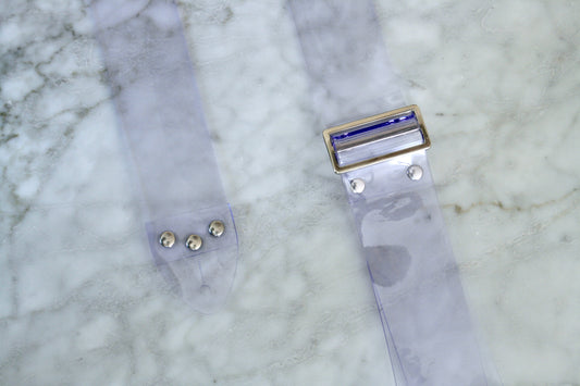 'Ghost' PVC Guitar/Bass Hippie Strap