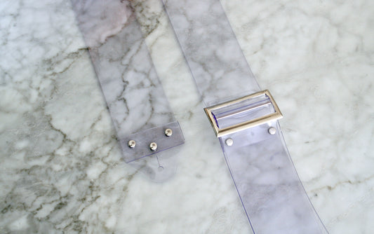 Custom wide PVC 'Ghost' Guitar/Bass Hippie Strap