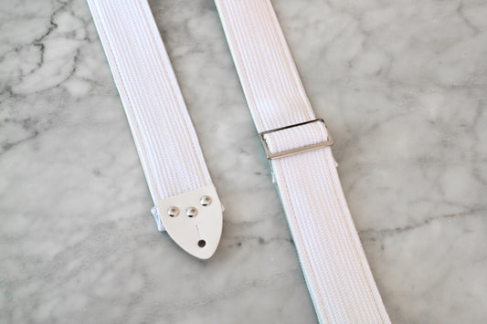 White 'Dragon' Jimmy Page Guitar/Bass Hippie Strap