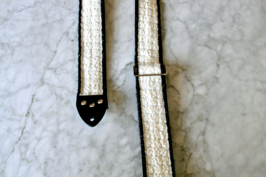 White 'Sherpa' Guitar/Bass Hippie Strap