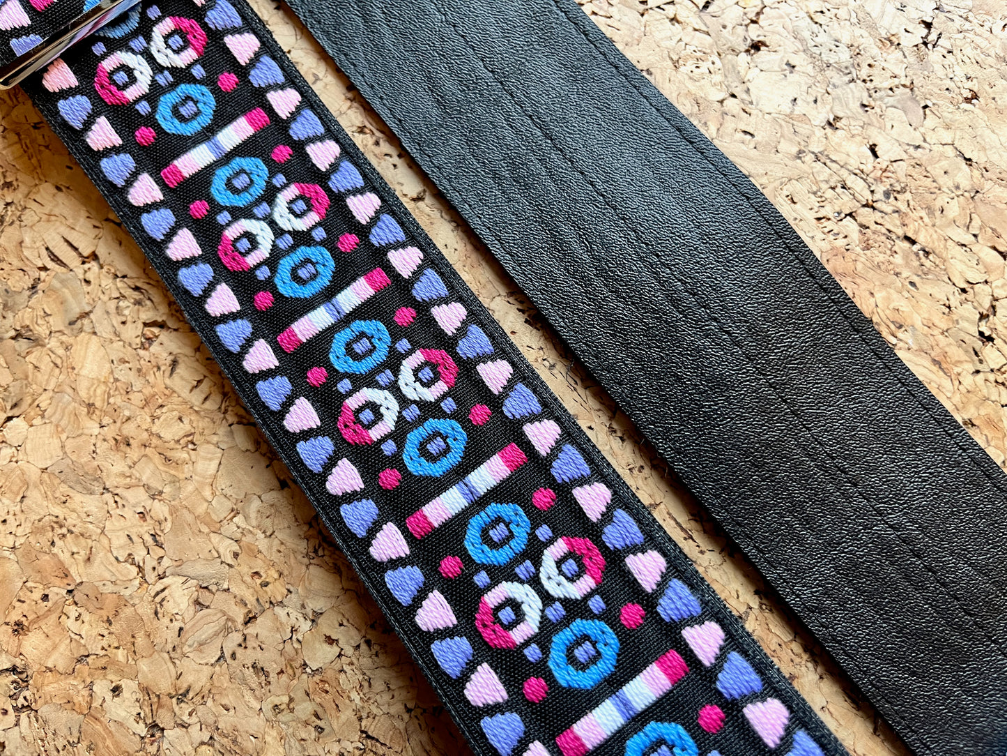 UNIQUE PIECE - Purple Morrey "Tom's Vintage Straps" guitar/bass strap