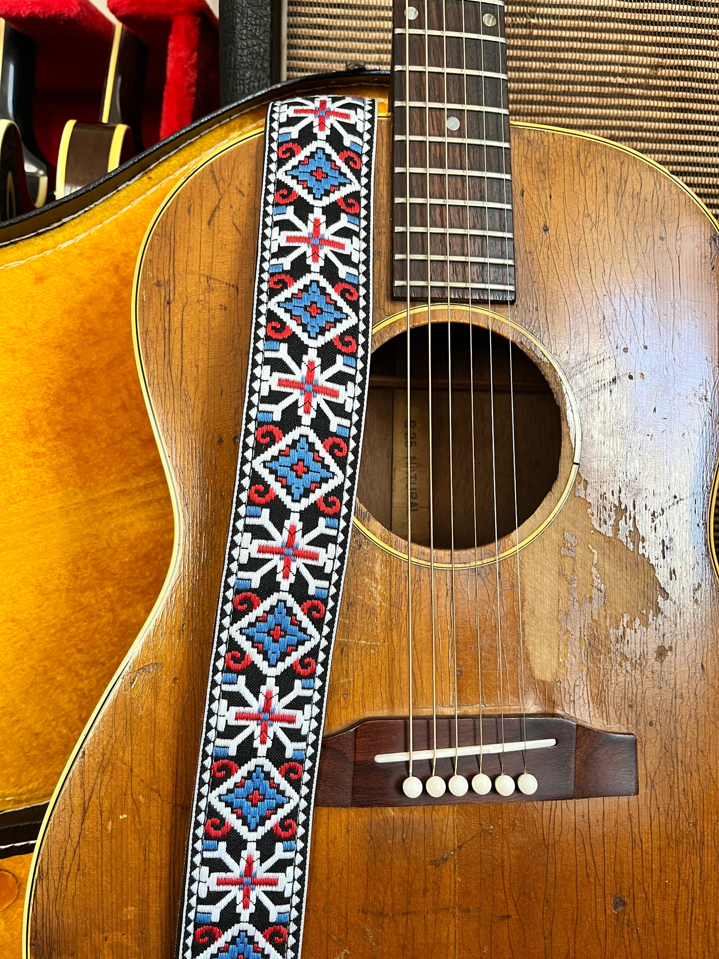 'Cash' Guitar/Bass Hippie Strap