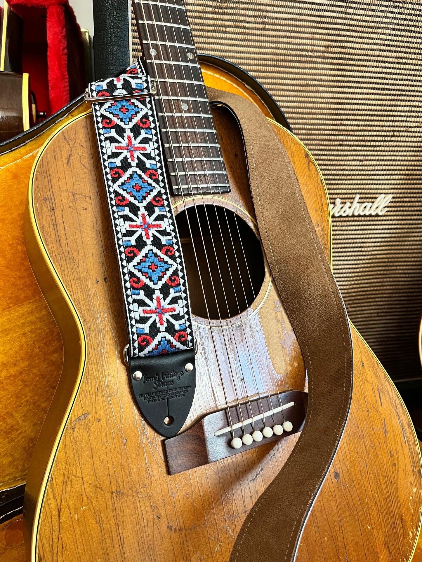 'Cash' Guitar/Bass Hippie Strap