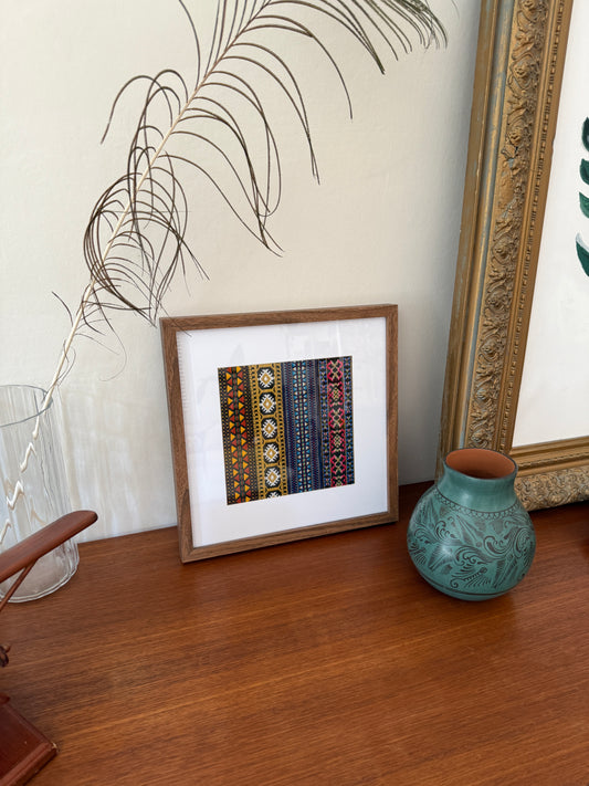 Custom Vintage Handmade Frame - serial #10 - M size (30x30cm)