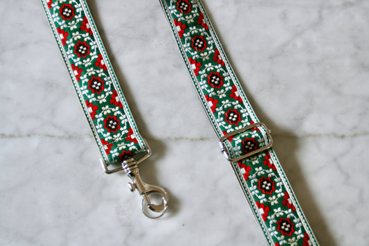 Green 'Inca' Hippie Camera / Bag Strap