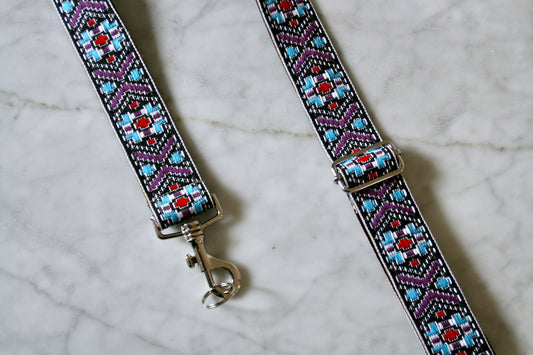 Purple 'Inca' Hippie Camera / Bag Strap