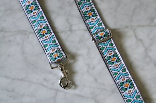 Blue 'Inca' Hippie Camera / Bag Strap