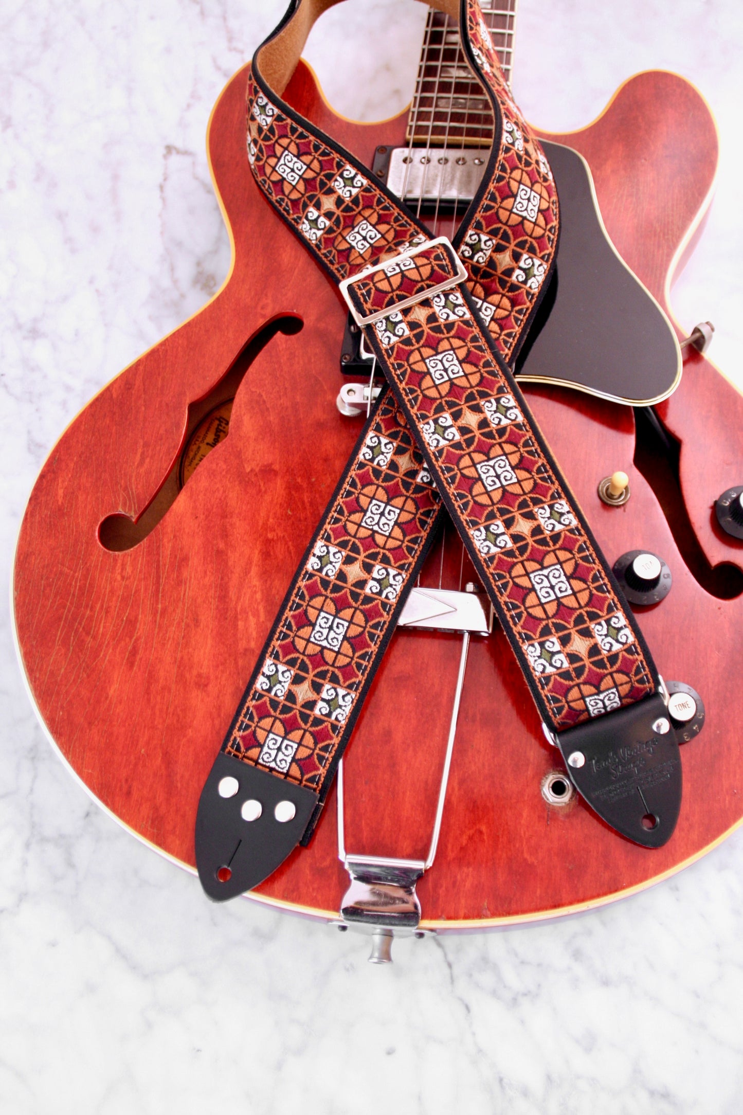 Rust 'Virginia' Guitar/Bass Hippie Strap