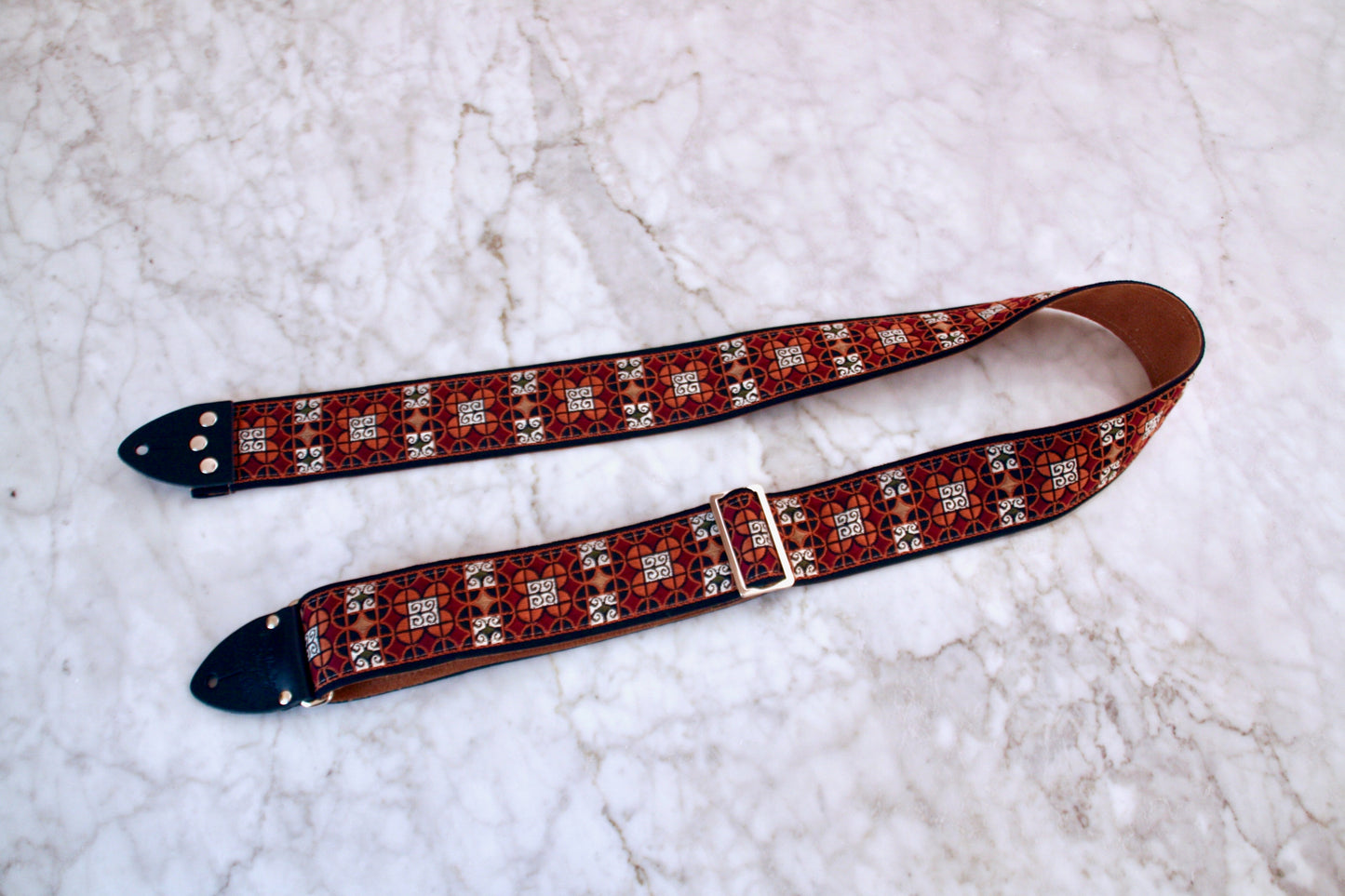 Rust 'Virginia' Guitar/Bass Hippie Strap