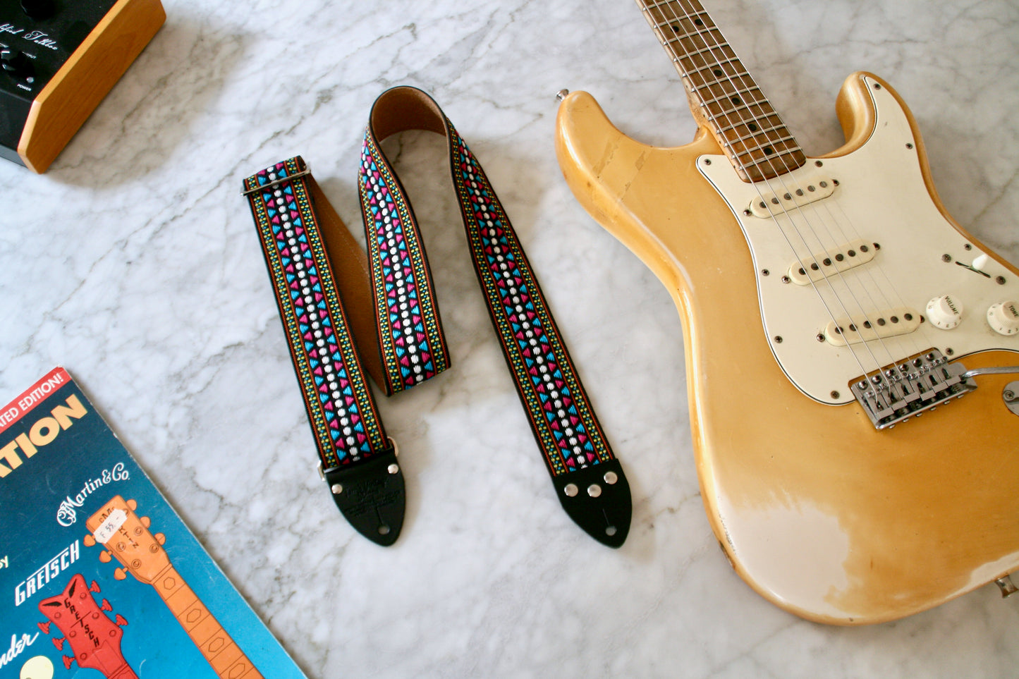 'Tapestry' Guitar/Bass Hippie Strap