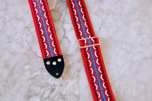 Ruby 'Boho' Guitar/Bass Hippie Strap