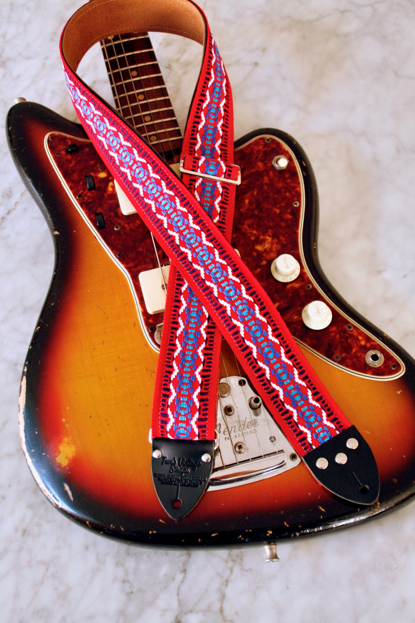 Ruby 'Boho' Guitar/Bass Hippie Strap