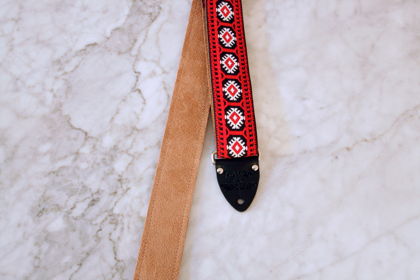 Ruby 'Pillars' Guitar/Bass Hippie Strap