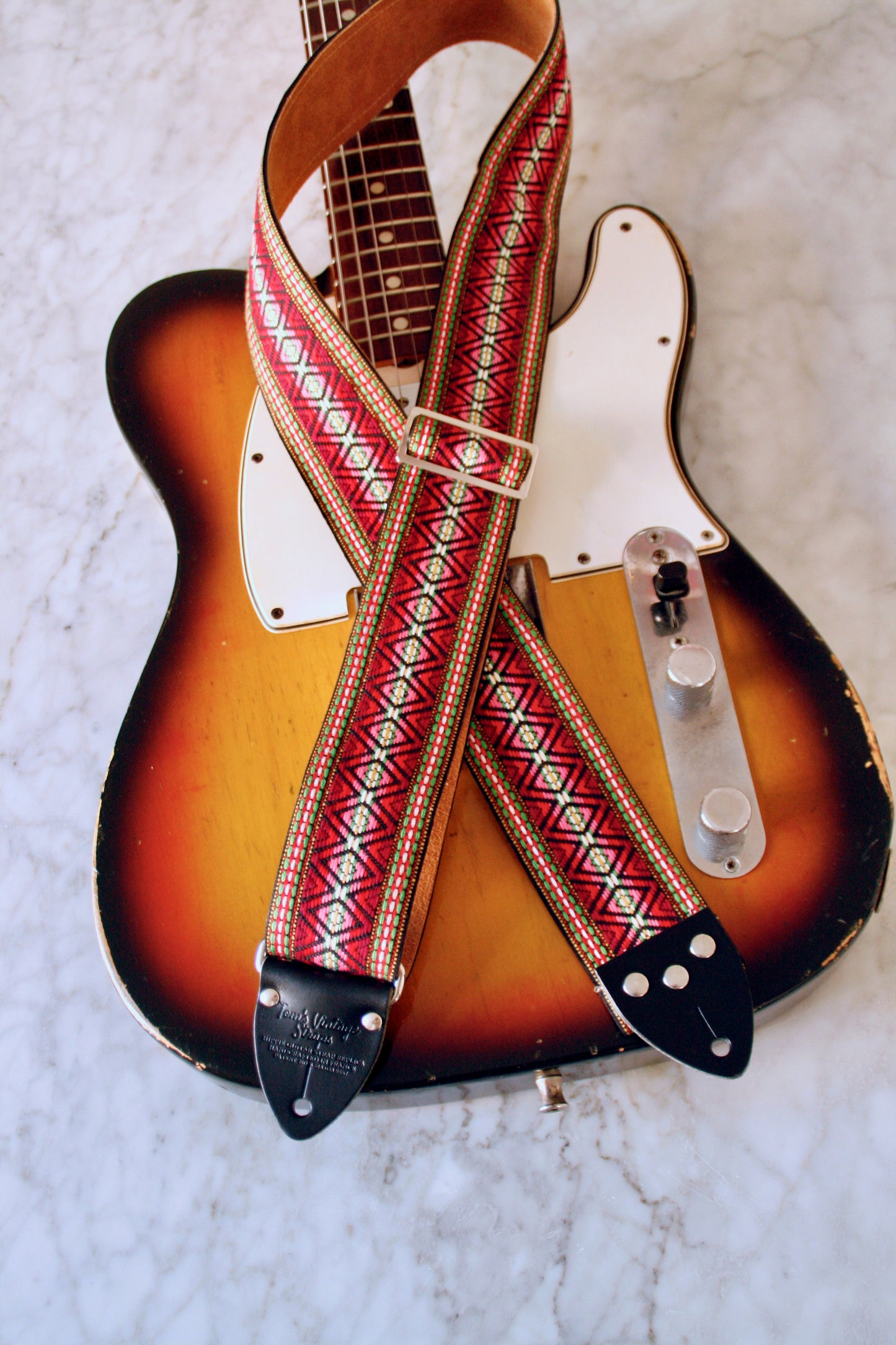 Ruby 'Marley' Guitar/Bass Hippie Strap