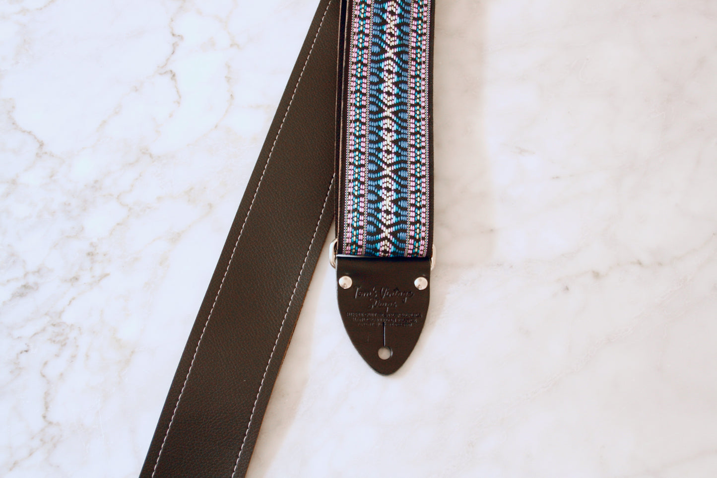 Black 'Maco' Guitar/Bass Hippie Strap