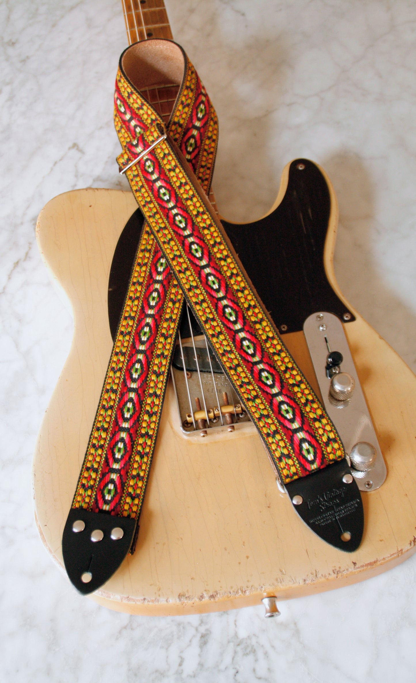 'Boho' Guitar/Bass Hippie Strap