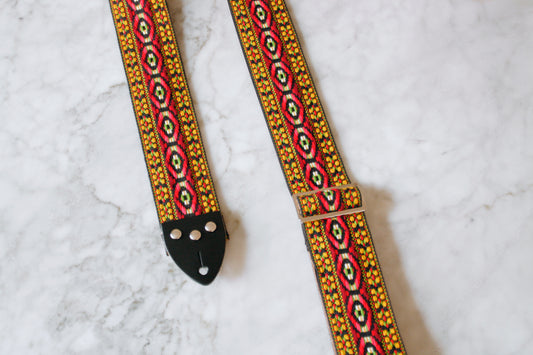 'Boho' Guitar/Bass Hippie Strap
