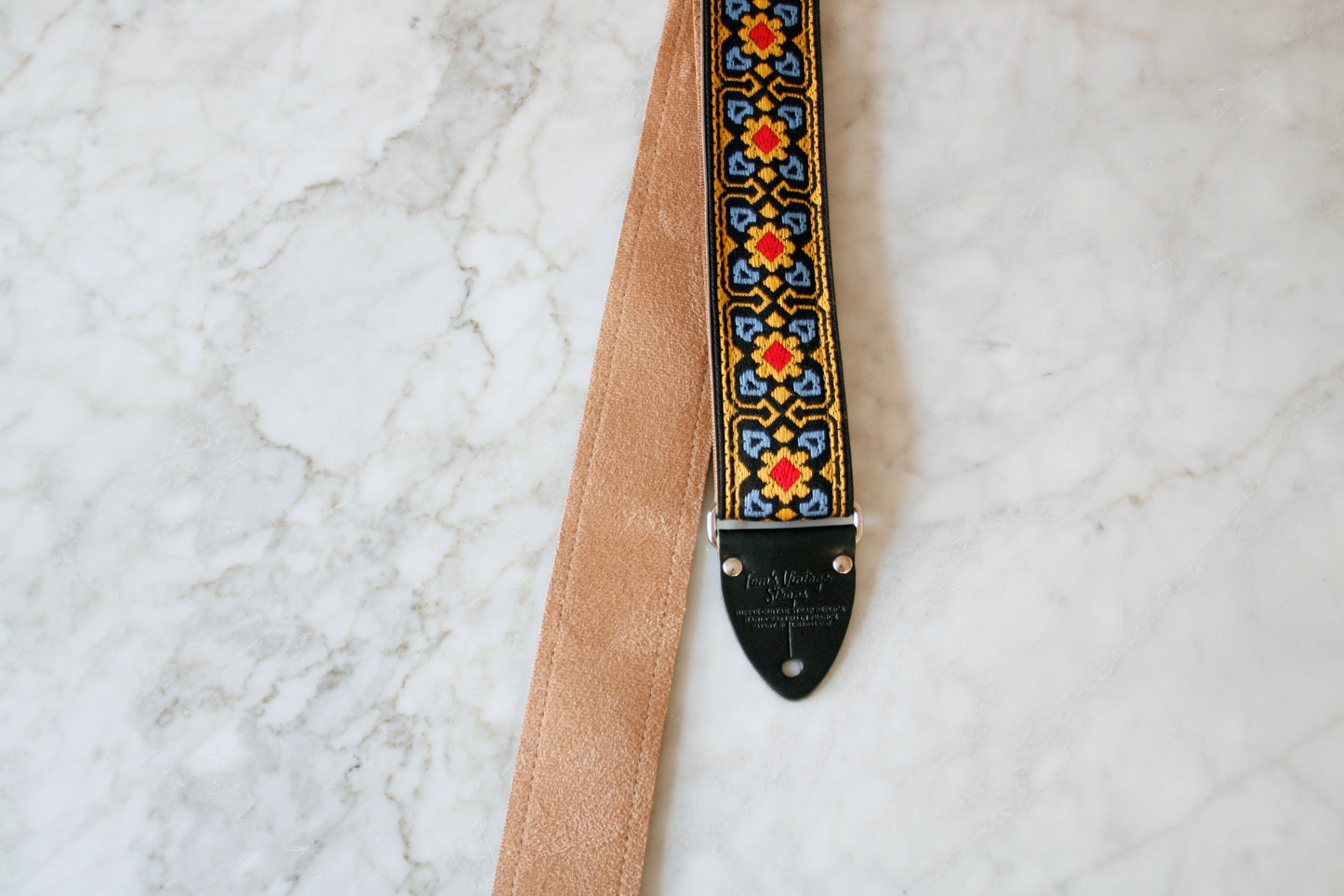 Mustard 'Fillmore' Guitar/Bass Hippie Strap