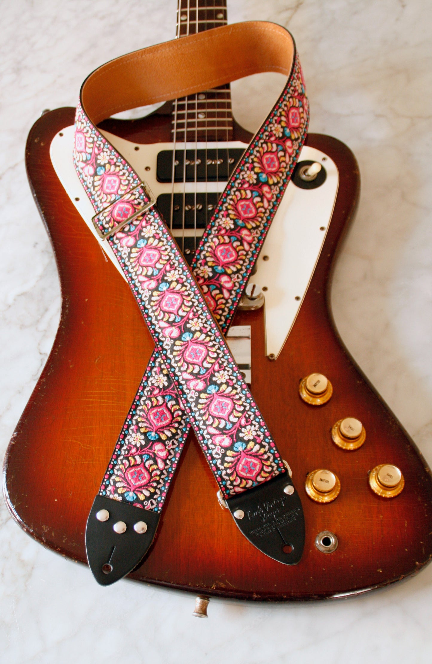 Coral 'Peacock' Guitar/Bass Hippie Strap