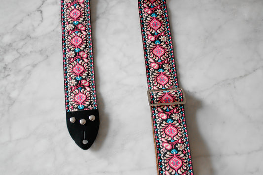 Coral 'Peacock' Guitar/Bass Hippie Strap