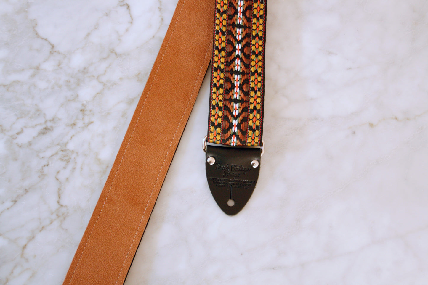 Brown 'Maco' Guitar/Bass Hippie Strap