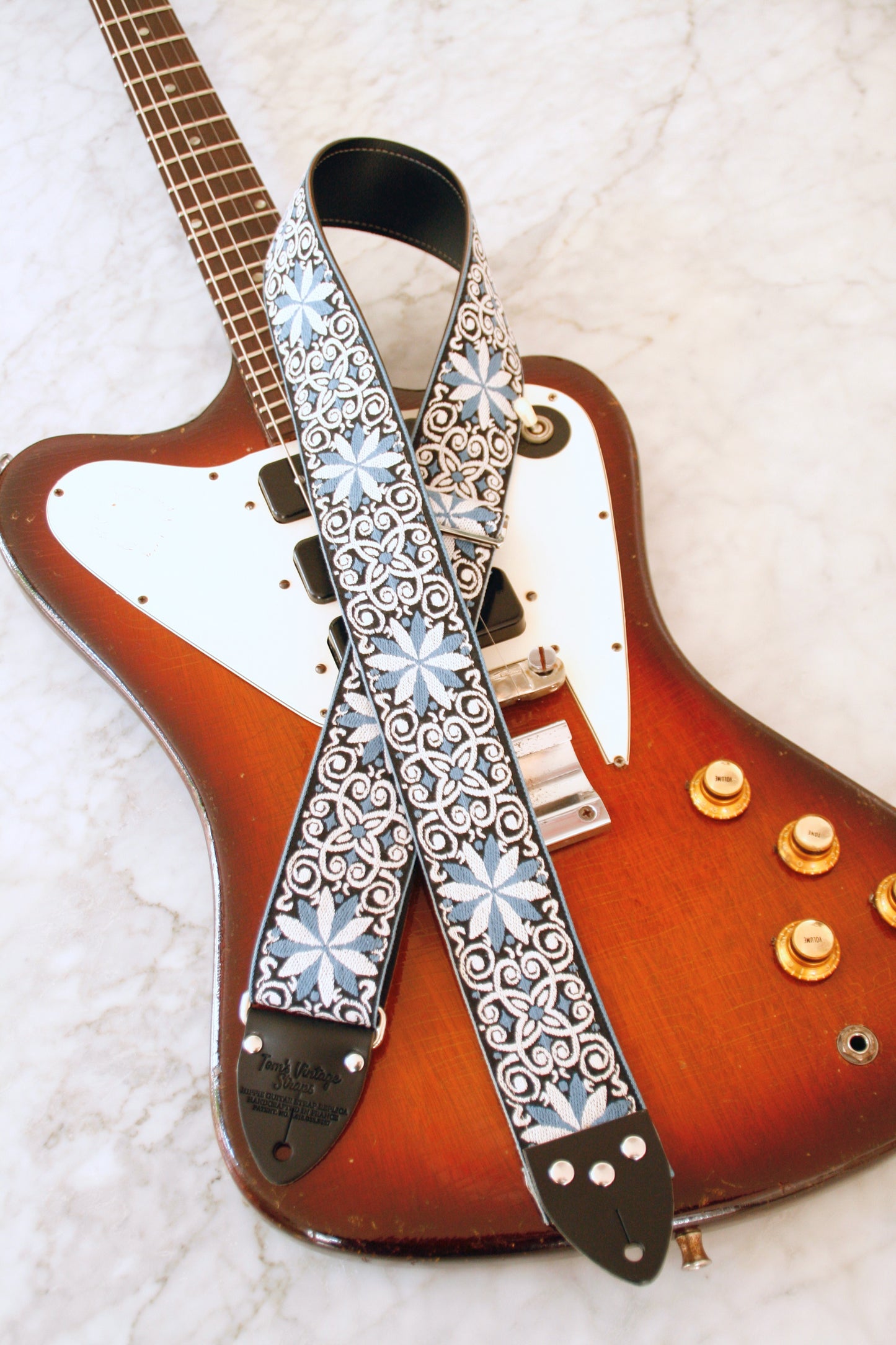 Indigo 'Dresden' Guitar/Bass Hippie Strap