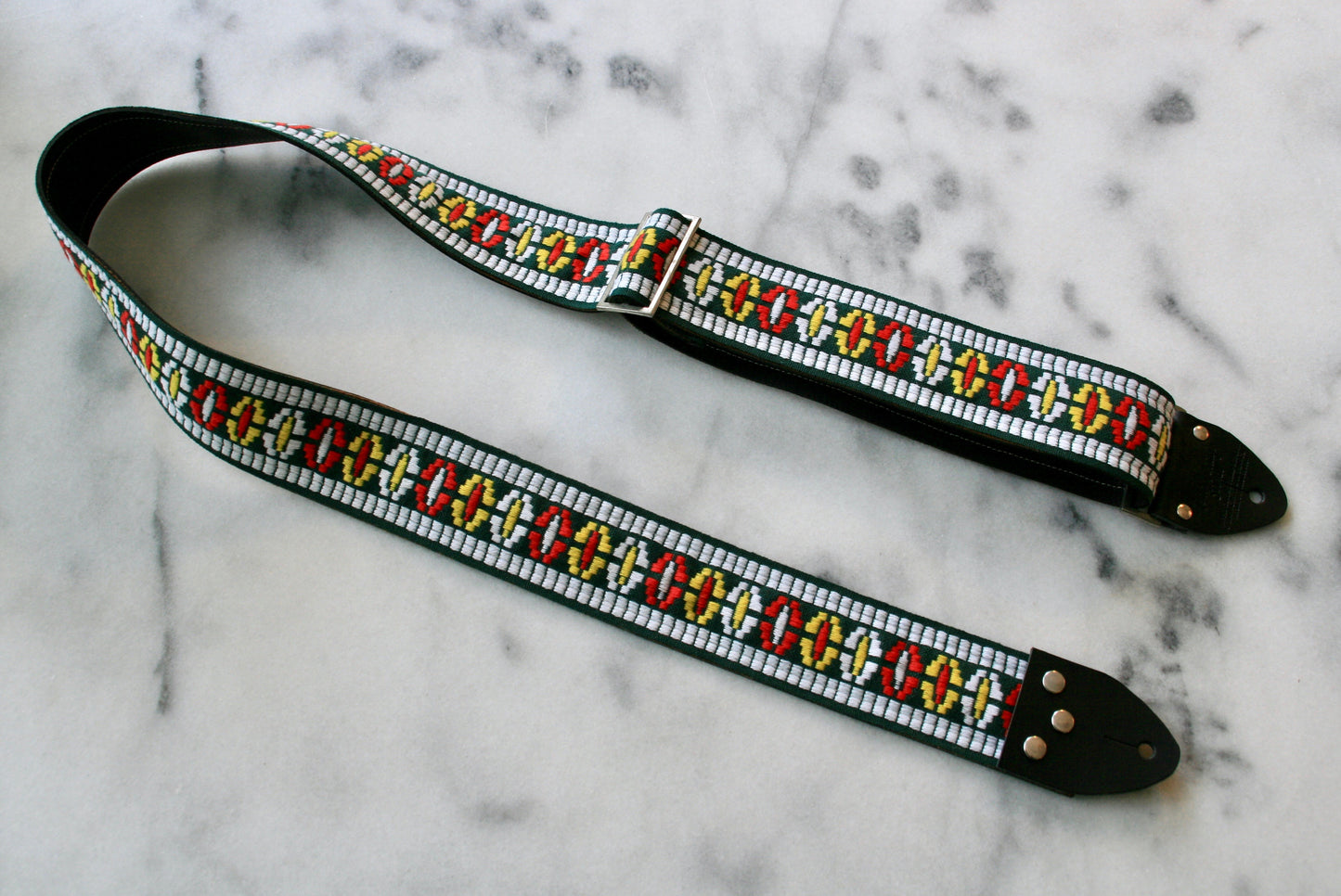 Green 'Ufo' Guitar/Bass Hippie Strap