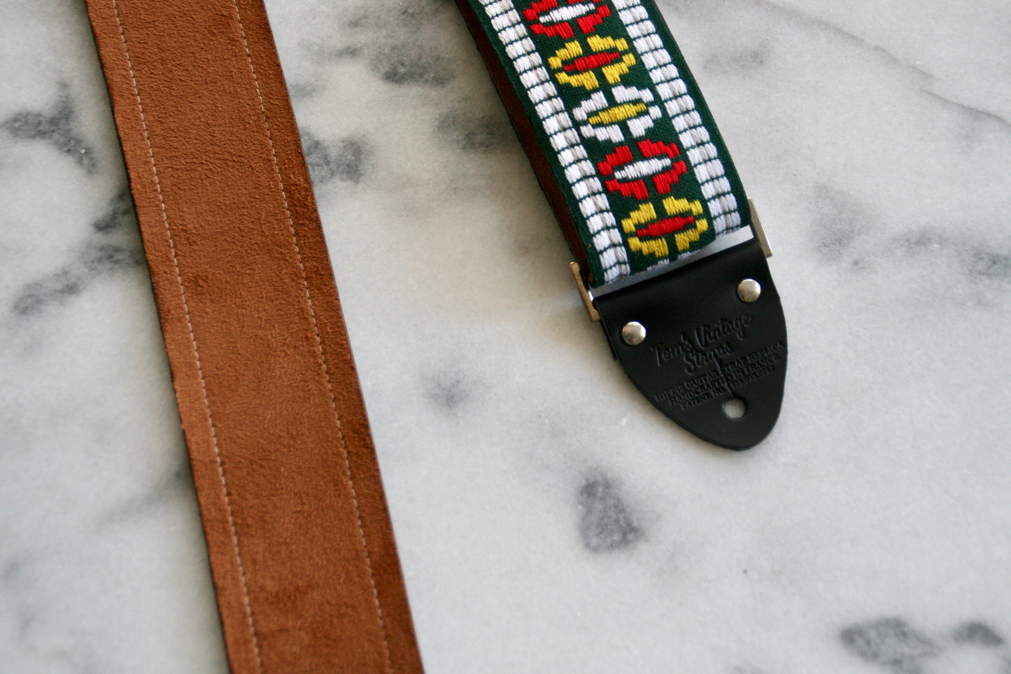 Green 'Ufo' Guitar/Bass Hippie Strap
