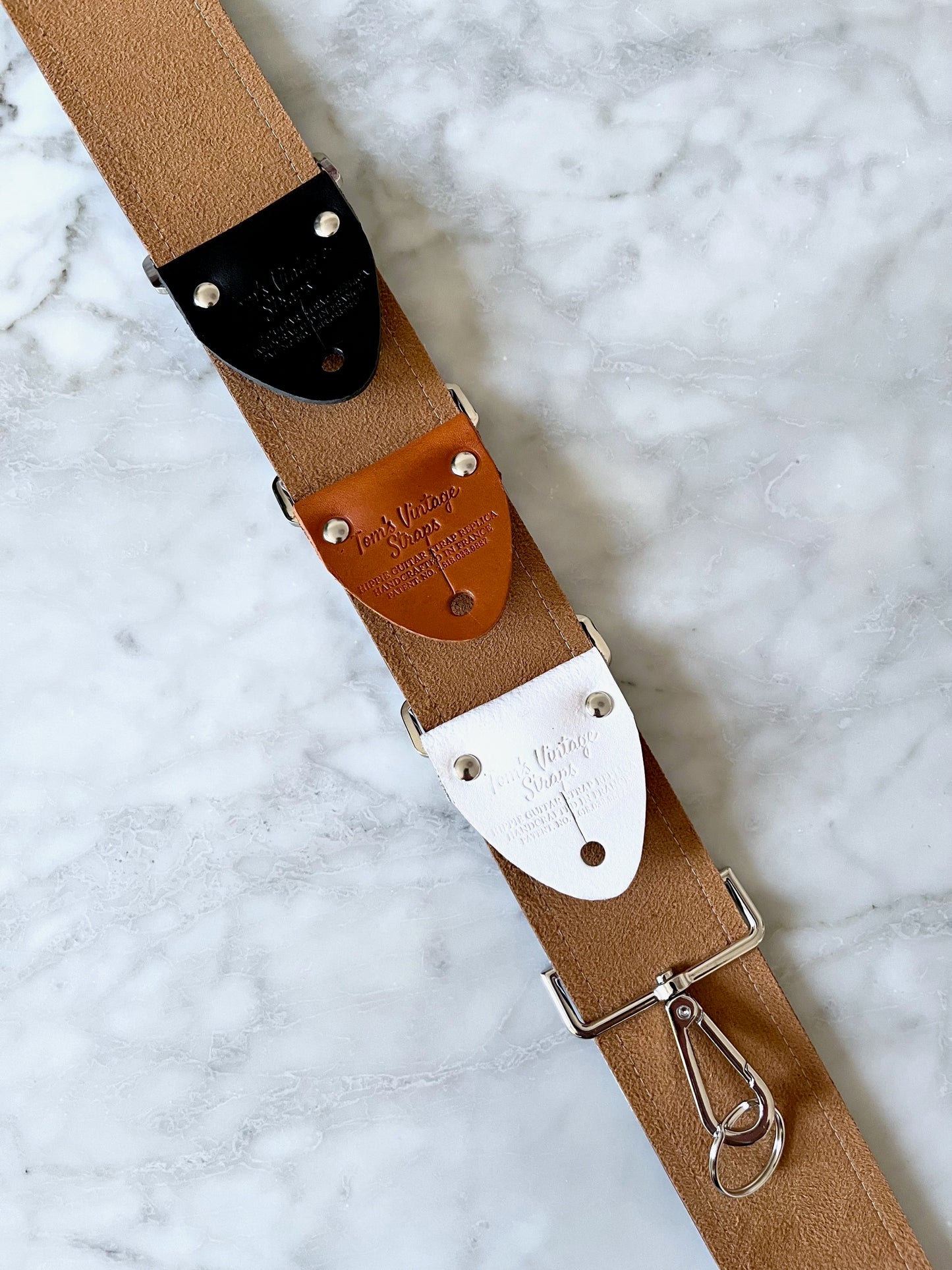 Brown 'Crossroads' Guitar/Bass Hippie Strap