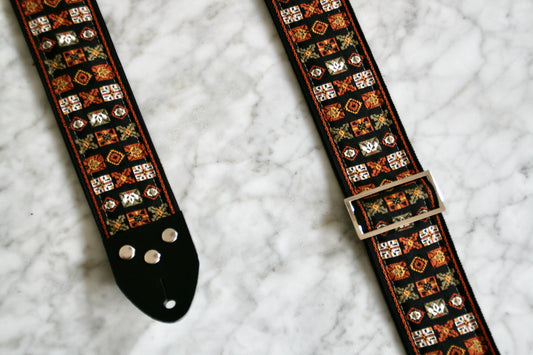 Rust 'Woodstock' Guitar Bass Hippie Strap