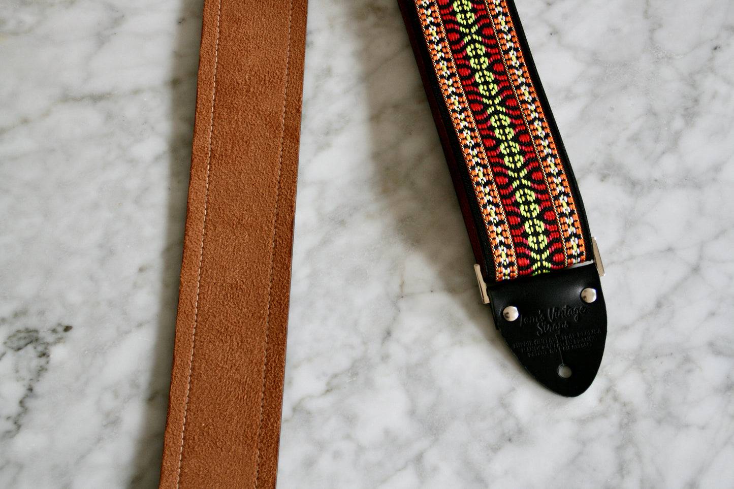 Orange 'Maco' Guitar/Bass Hippie Strap