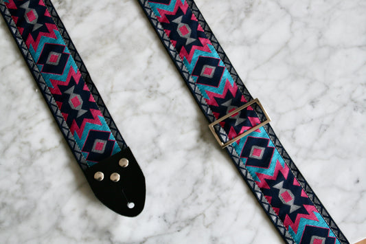 Gray 'Apache' Guitar/Bass Hippie Strap