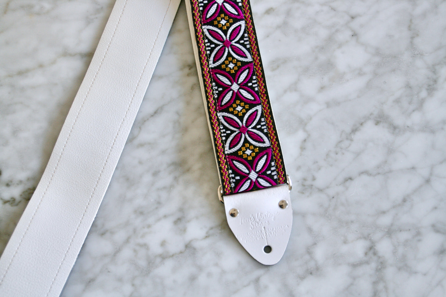 Purple 'Beck' Guitar/Bass Hippie Strap