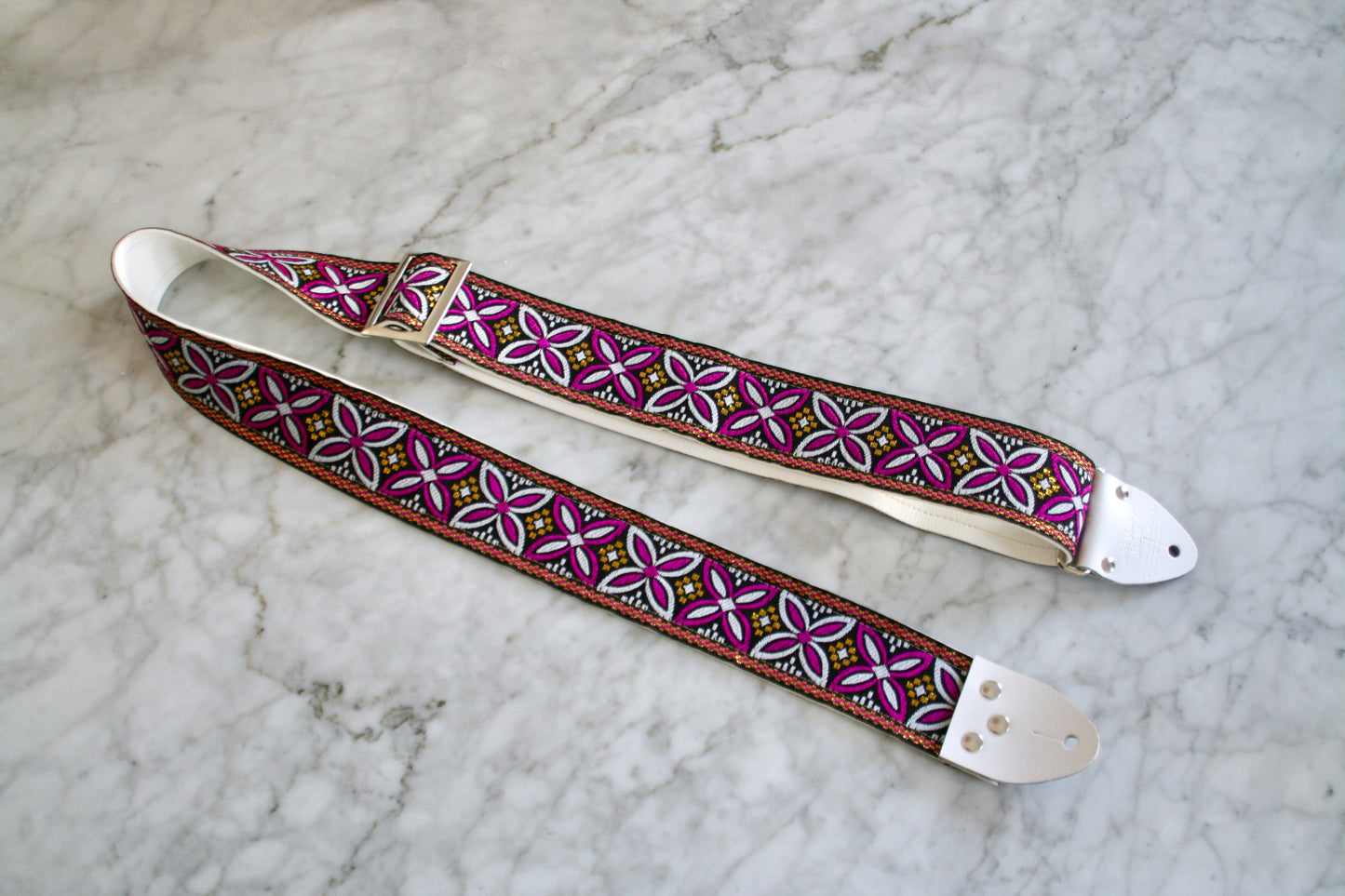 Purple 'Beck' Guitar/Bass Hippie Strap