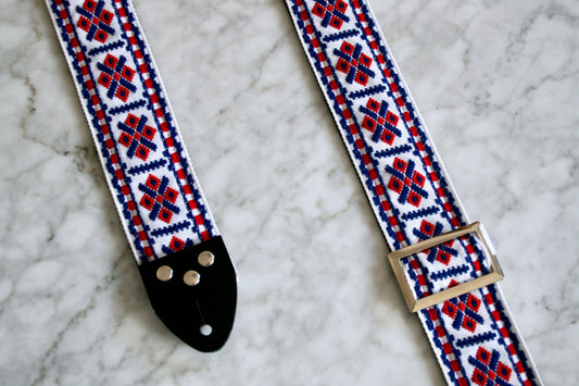 USA 'Crossroads' Guitar/Bass Hippie Strap