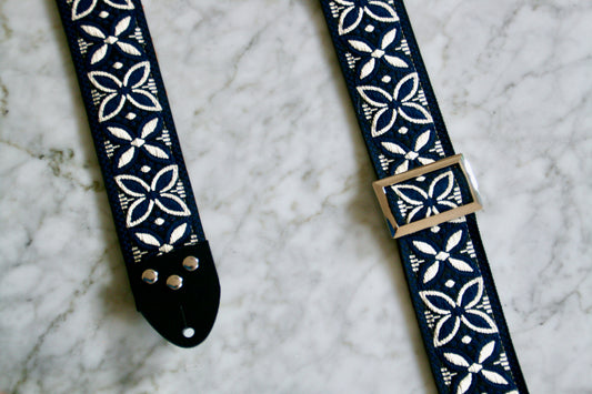 Indigo 'Beck' Guitar/Bass Hippie Strap