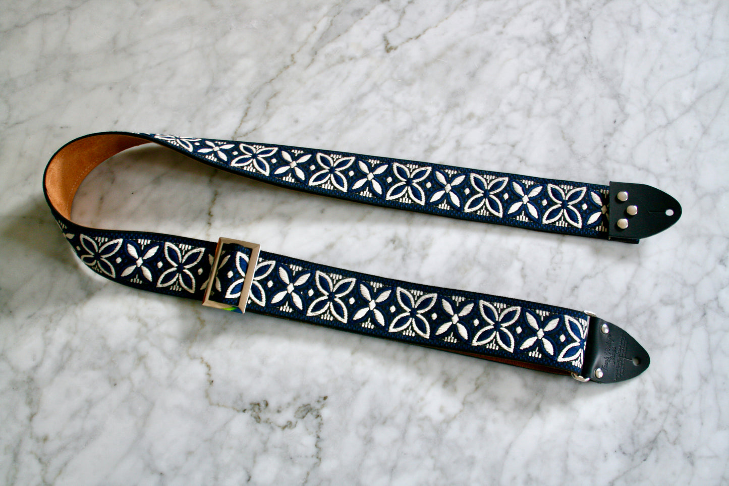 Indigo 'Beck' Guitar/Bass Hippie Strap