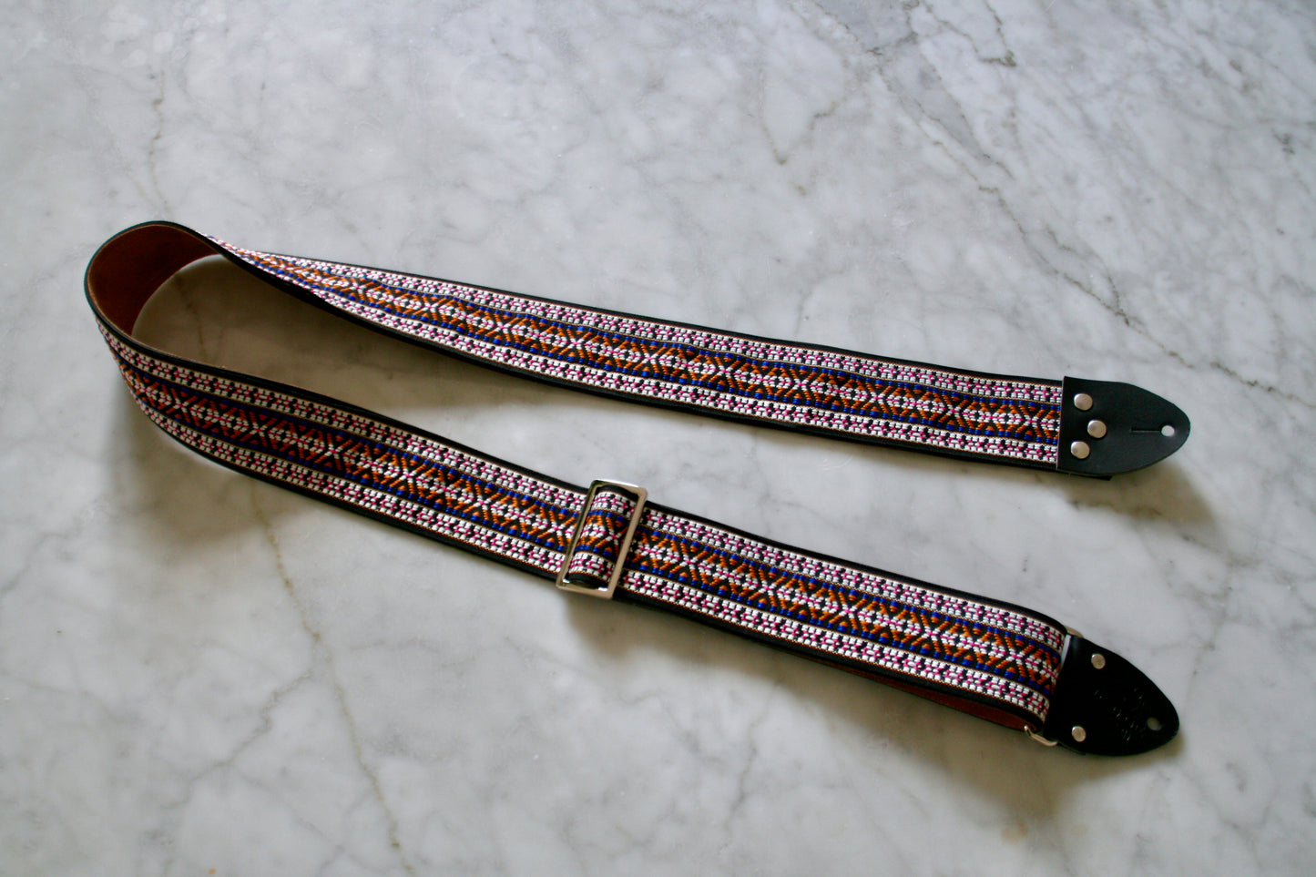 Magenta 'Maco' Guitar/Bass Hippie Strap