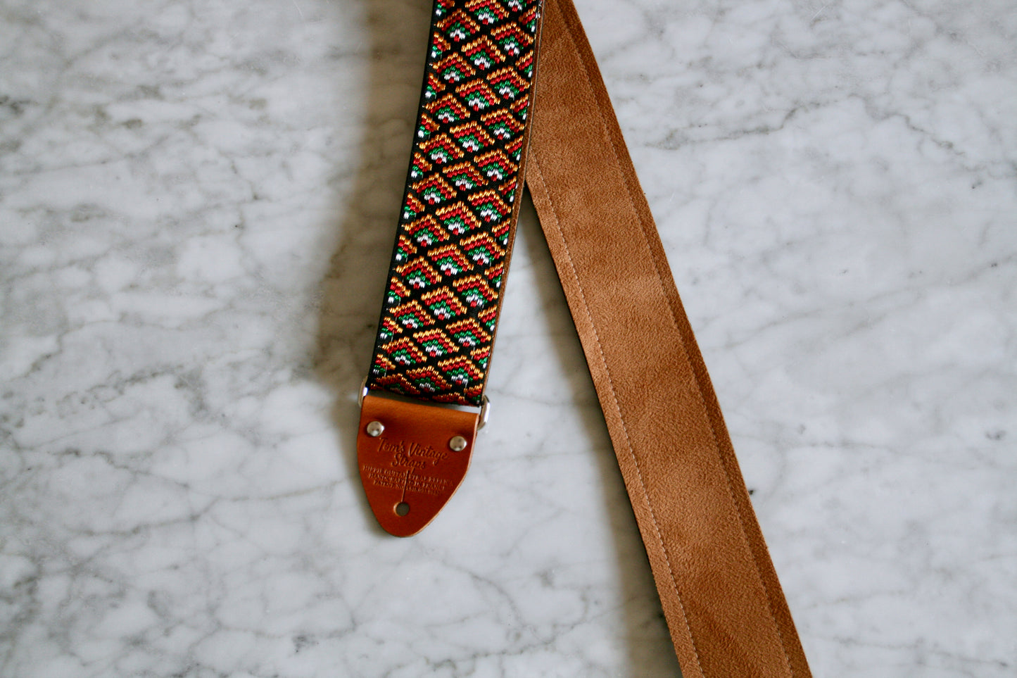Orange 'Adeco' Guitar/Bass Hippie Strap