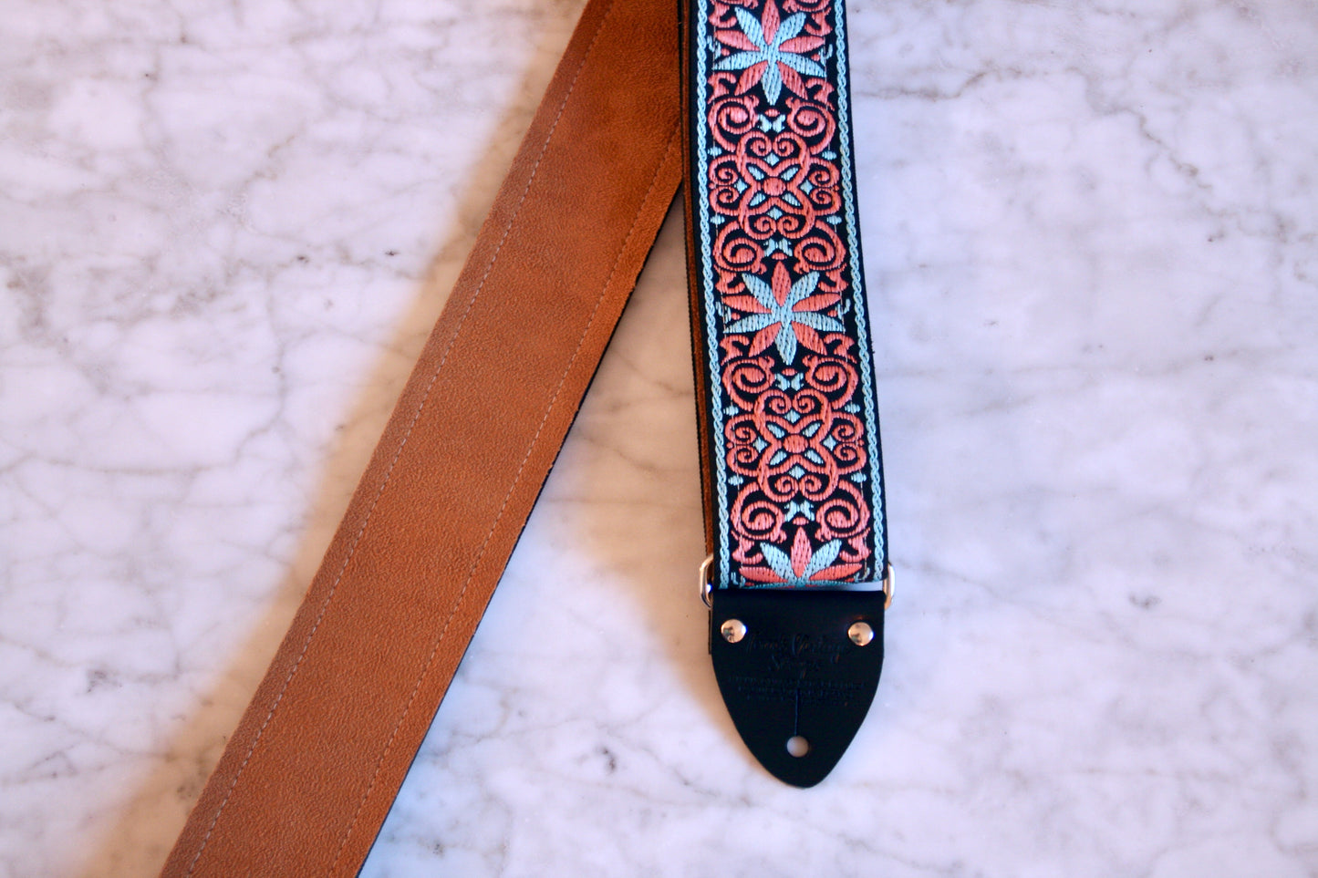 Pink 'Dresden' Guitar/Bass Hippie Strap