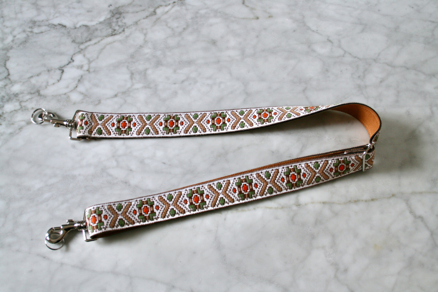 White 'Inca' Hippie Camera / Bag Strap